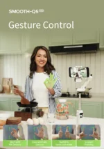 ZHIYUN Smooth Q5 Ultra handheld gimbal used for live vlog streaming