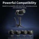 Back view of ZHIYUN WEEBILL 3S mirrorless camera gimbal