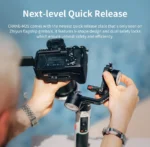 Zhiyun Crane M2S handheld gimbal with action camera attached