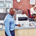 Rear panel showing connectivity ports on MFC-L3770CDW printer