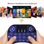 i8 Wireless Air Mouse Keyboard with Multicolor Backlight - Image 6