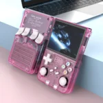 R36XX handheld console showing buttons and controls