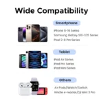 USB ports of UGREEN 30W GaN PD charger for smartphones