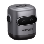 UGREEN 65W GaN charger with robot design and US plug for iPhone and MacBook