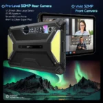 Ulefone Armor Pad 3 Pro rugged tablet displaying dual LED lights activated