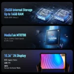 Ulefone Armor Pad 3 Pro rugged tablet connected via HDMI port