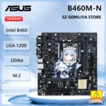 ASUS B460M-N Intel LGA1200 DDR4 Micro-ATX motherboard front view