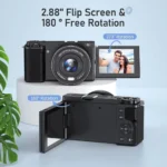 Digital camera with USB cable for live streaming on PC