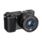 64MP 12X Zoom 4K Vlog Camera with Flip Screen on white background