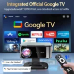 2025 HORLAT 45000 Lumens 4K UHD Projector Laser TOF Focus Android 11 WiFi 6 1080P Full HD Daylight Home Theater Movie Projector - Image 3