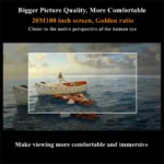 3D Smart Glasses 20M 100inch IMAX Giant Screen VR Headset Same Screen Stereo Cinema Virtual Reality VR Glasses For Smartphone PC - Image 4