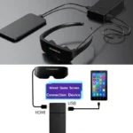 3D Smart Glasses 20M 100inch IMAX Giant Screen VR Headset Same Screen Stereo Cinema Virtual Reality VR Glasses For Smartphone PC - Image 5