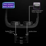 3D Smart Glasses 20M 100inch IMAX Giant Screen VR Headset Same Screen Stereo Cinema Virtual Reality VR Glasses For Smartphone PC - Image 6