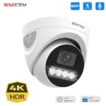 SIMICAM 4K 8MP POE dome IP surveillance camera white indoor ceiling mount