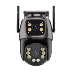 8MP outdoor dual lens PTZ WiFi security camera front view