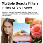 Side angle of compact 24MP digital camera