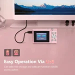 Portable 4K digital camera suitable for kids and adults