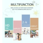 4K digital camera showcasing travel-friendly compact design