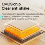 Compact 50MP portable DSLR camera back view