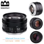 Close-up of aperture ring on 50mm F1.7 manual lens
