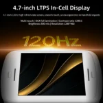 Side angle of Anbernic RG Slide handheld gaming console with button layout