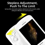 Anbernic RG Slide console open showing capacitive joystick and controls