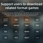 Detailed view of ANBERNIC RG40XX H joystick with customizable RGB lighting