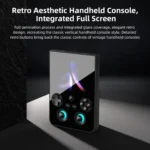 ANBERNIC RG477V handheld console with accessories and packaging