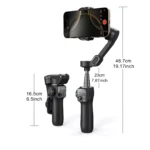 AOCHUAN gimbal in use for outdoor smartphone filming