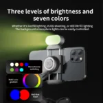 AOCHUAN gimbal with magnetic clip attachment for smartphone