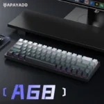 Side angle of APAYADO A68 hot-swappable mechanical keyboard