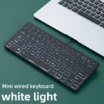 APAYADO K1000 Mini Wired Keyboard Portable USB Keyboard for Laptop/Computer - Image 4