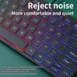 APAYADO K1000 Mini Wired Keyboard Portable USB Keyboard for Laptop/Computer - Image 5