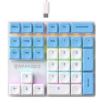 APAYADO K33 numeric keypad illuminated with multicolor RGB lighting