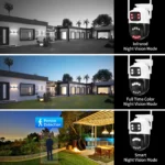 Side angle of ASECAM 8MP outdoor dome security camera