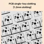 AULA F108 Wired Bluetooth 2.4Gwireless three - mode connection mechanical keyboard gasket structure RGB lighting effect - Image 5