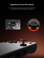 Close-up of AYN Odin 3 RGB lighting joysticks and controls