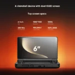 AYN Thor handheld showing AMOLED screen and RGB joysticks