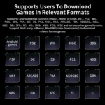 Anbernic RG476H handheld console with USB Type-C port visible