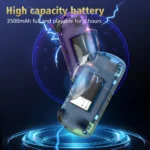 Side view of BOYHOM R36H PRO Max handheld gaming device