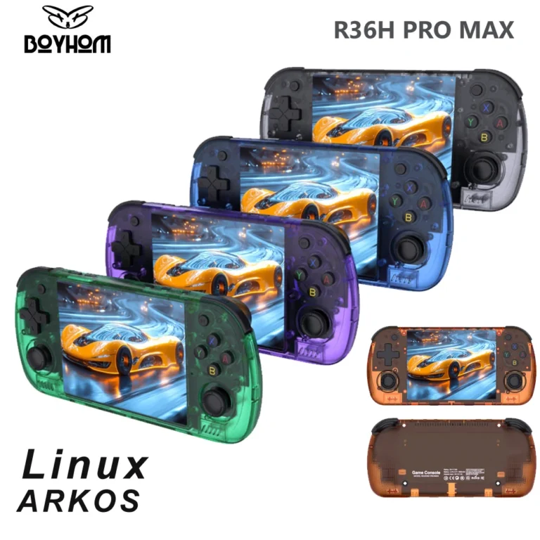 BOYHOM R36H PRO Max handheld retro game console front view
