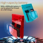 Back view showing BOYHOM R40XX portable retro game player