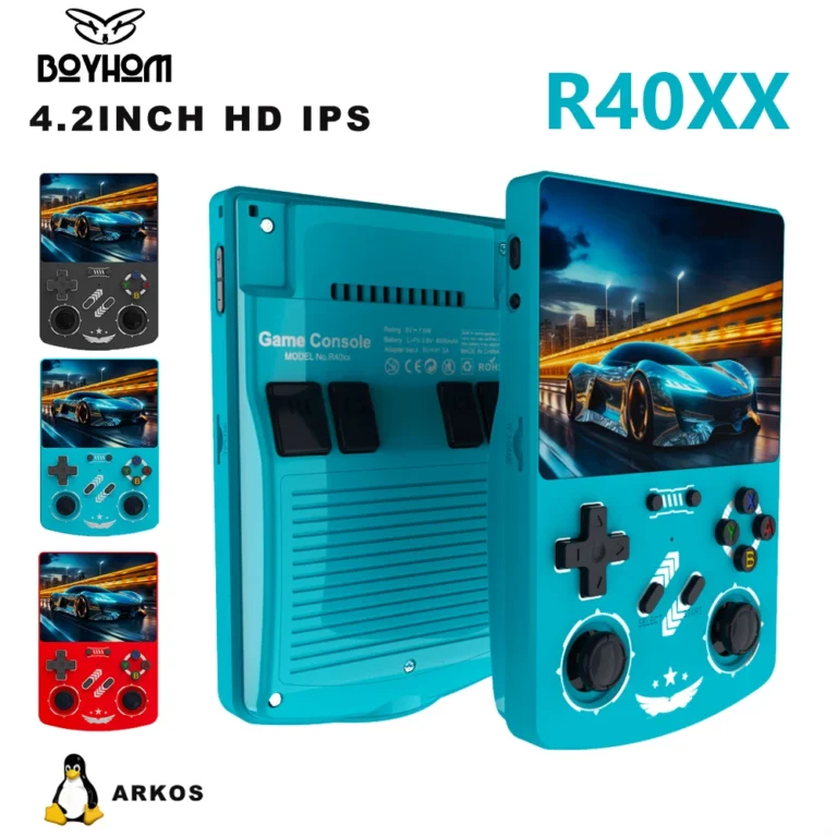 BOYHOM R40XX handheld retro game console front view