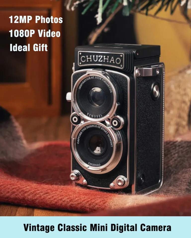 CHUZHAO vintage mini digital camera front view