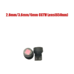 DIY 5MP CCTV camera lens with M12 mount and IR filter