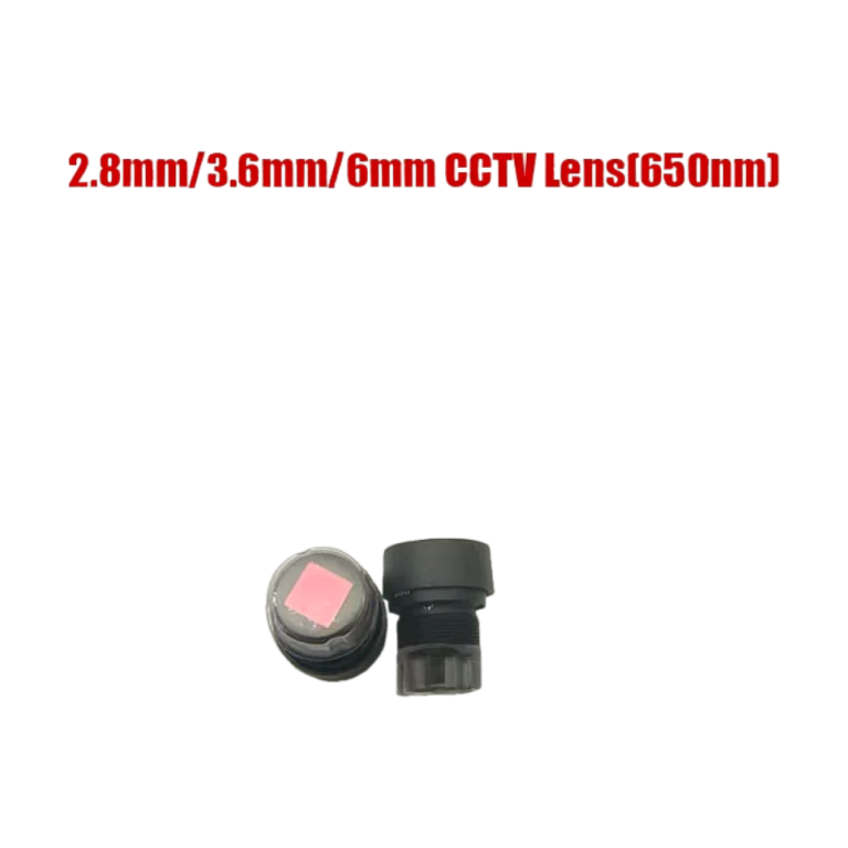 DIY 5MP CCTV camera lens with M12 mount and IR filter