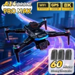 Folded A14 Pro Max quadcopter drone compact for transport