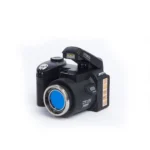 Side angle of DSLR camera highlighting zoom lens