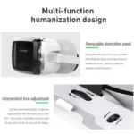 G04EB VR Glasses 3D Virtual Reality Glasses Google Cardboard Box Stereo Mic Headset Helmet for 5.5-7.2" Phone,Support Joystick - Image 3