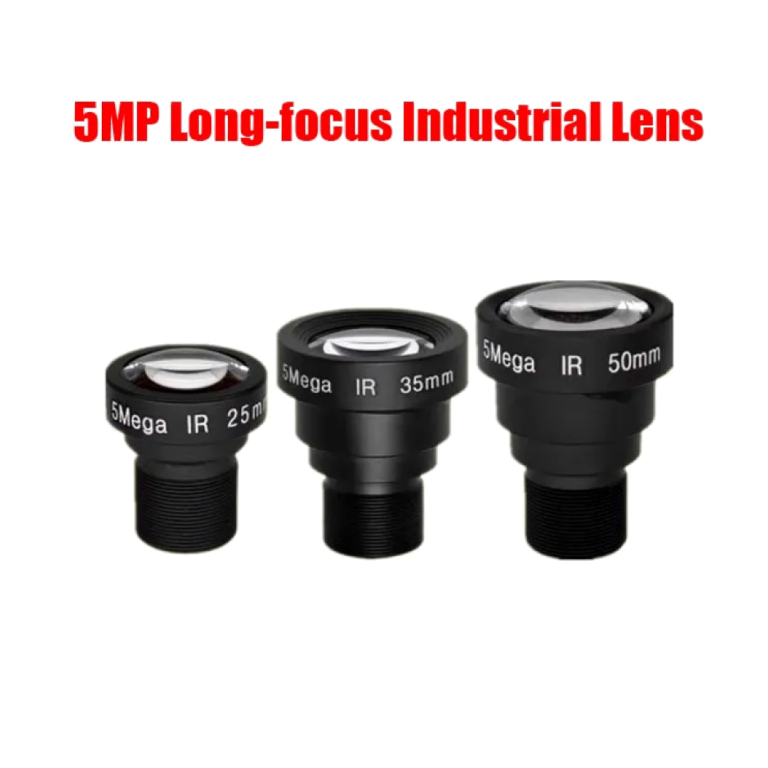 5MP M12 CCTV lens with 25mm 35mm 50mm focal lengths